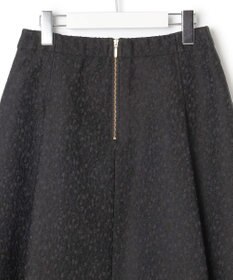 23区 S 【洗える】ジオメトリックジャカード タックフレア スカート