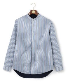 J.PRESS MEN バンドカラーリバーシブル シャツ