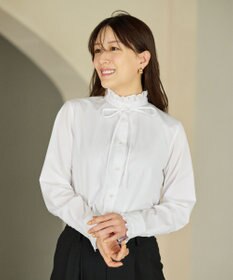 #Newans フリルカラーノーブルブラウス