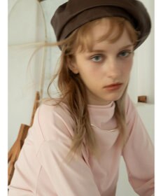 Te chichi スムースアシメロングスリーブプルオーバー《2025Autumn catalog vol.2 item》