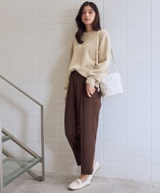 ANY L ショートシャギープルオーバーニット