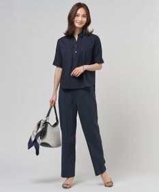 J.PRESS LADIES L 【セットアップ対応】ファンマートロストレッチ テーパード パンツ