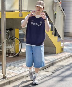 WEGO 【２点SET】アンサンブルゲームロゴニットベスト