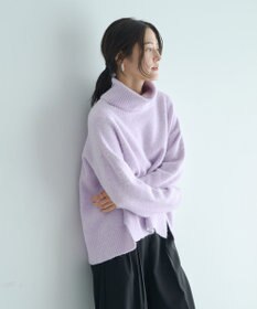 YECCA VECCA スリットタートルネックニット