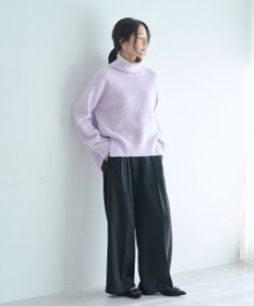 YECCA VECCA スリットタートルネックニット