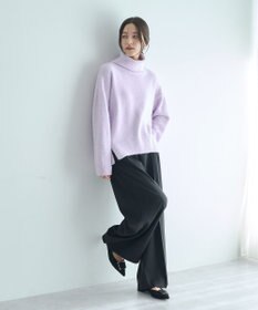 YECCA VECCA スリットタートルネックニット