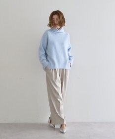 YECCA VECCA スリットタートルネックニット