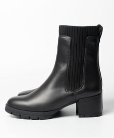 BONTRE 【UNISA/ウニサ】サイドリブニットショートブーツ