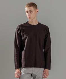 JOSEPH HOMME ブラッシュジャガード　クルーネック長袖Tシャツ
