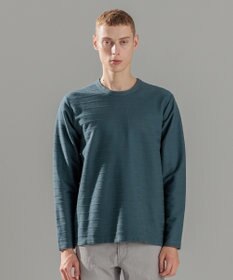 JOSEPH HOMME ブラッシュジャガード　クルーネック長袖Tシャツ