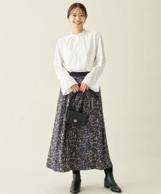 ANY 【ウエストゴム】モザイクプリントスカート