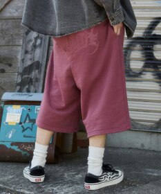 WEGO 【ユニセックス着用ITEM】ピグメントグラフィックショーツ