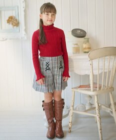 組曲 KIDS 【110-140㎝】グレンチェック キュロット