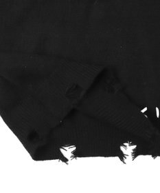 WEGO バタフライダメージワンショルダーニット