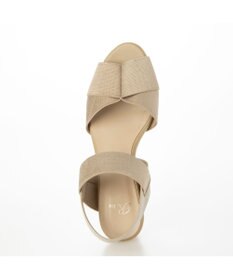 Riz raffinee <Riz raffinee>モチーフウェッジソールサンダル