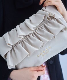 TOCCA 【美人百花掲載】【新色登場】FRILL POCHETTE ポシェット