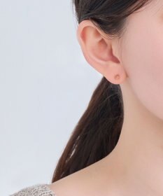 Phoebe 【金属アレルギー対応】プチフラワービジュースタッドピアス　ピンク