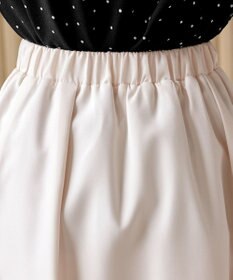 Tiaclasse 【洗える】レイヤードチュールフレアスカート