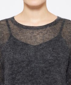 uncrave モヘアニット トップス（uncrave WHITE）