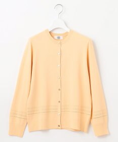 J.PRESS LADIES L 【洗える】レーヨンエリートストレッチ 編み柄 カーディガン