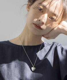 組曲 ハーフパールハート ネックレス