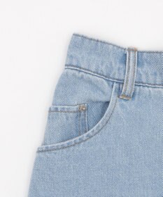 WEGO 【ウエストゴム/楽ちん】サマーデニムサイドリボンパンツ