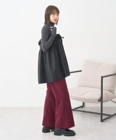 earth music&ecology センターシームフレアパンツ