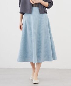 J.PRESS LADIES 【洗える】アセVis ギンガム スカート