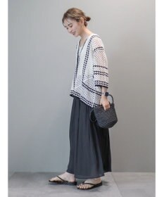 AMERICAN HOLIC クロシェ半袖カーディガン