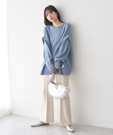 earth music&ecology センターシームフレアパンツ