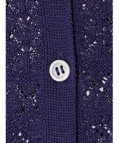 Green Parks すかし柄ロングベスト