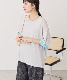 AMERICAN HOLIC 配色コクーンシルエットニット