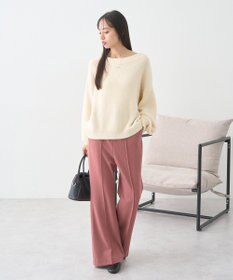 earth music&ecology センターシームフレアパンツ