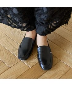 MODE ET JACOMO <carino>スクエアトゥフラットシューズ