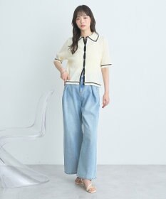 earth music&ecology リブニットカーディガン