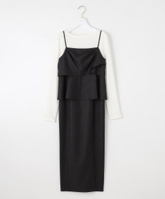 ANY SIS ビスチェワンピース × カットソー セット