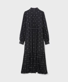 GRACE CONTINENTAL ベルト付刺繍ロングワンピース