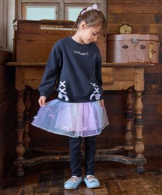 ANY KIDS リボン×ラメチュールスカッツ