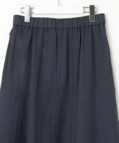 23区 L 【洗える】LIBECOリネン フレアスカート