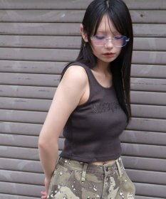 WEGO スタッズグラフィックタンク