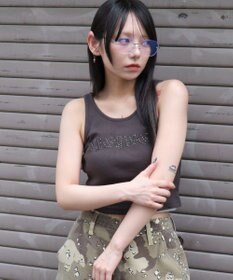 WEGO スタッズグラフィックタンク