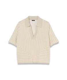 JOSEPH 【洗える】ジオメトリックジャガード　ニットトップス