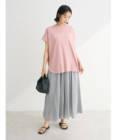 Green Parks 汗染み防止フレンチスリーブロゴＴシャツ