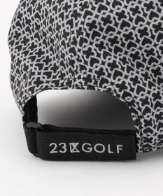 23区GOLF 【UNISEX】モノグラムプリントキャップ