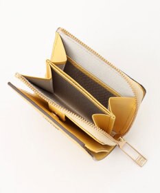 airlist 【コンパクト・上品】Lファスナー二つ折り財布  LUNA  Metallic  ルナメタリック