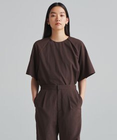 NAVE 【ReNAVE　撥水機能・UVカット・透湿・接触冷感・洗える】ナイロンタスランシャツブラウス