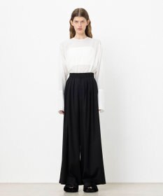 NAVE 【ReNAVE・洗える】4タックワイドパンツ