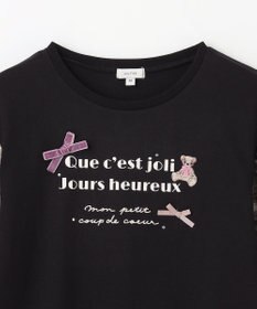 ANY KIDS チェック袖 ドッキング プルオーバー