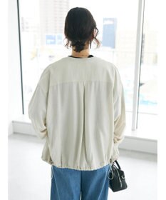 CRAFT STANDARD BOUTIQUE レーヨントロミ羽織りシャツ