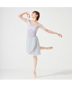 Chacott ハーフスリーブレオタード